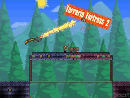 Карта Terraria Fortress 2 (ctf_2fort)